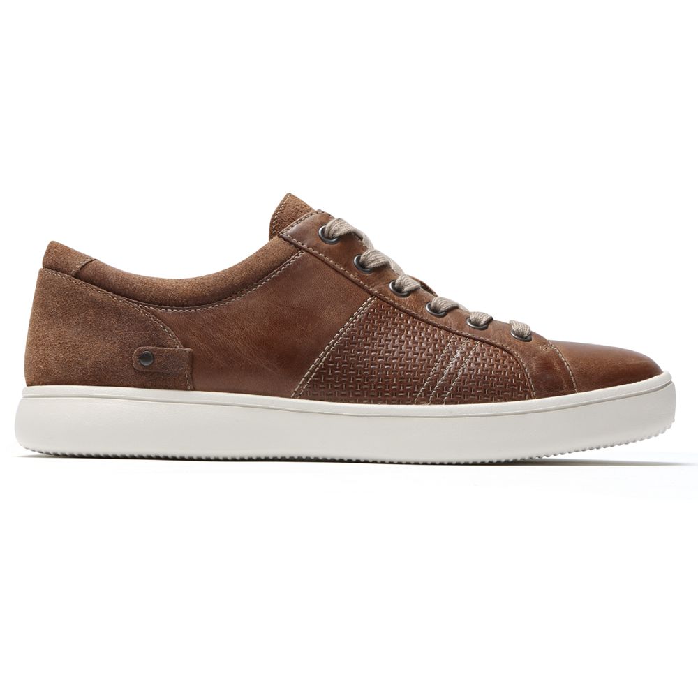 Sneakers Rockport Uomo - Colle Tie - Marroni - VJGIHMO-29